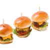 BEEF SLIDERS WITH CHEDDAR