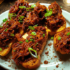BBQ PORK TOASTS